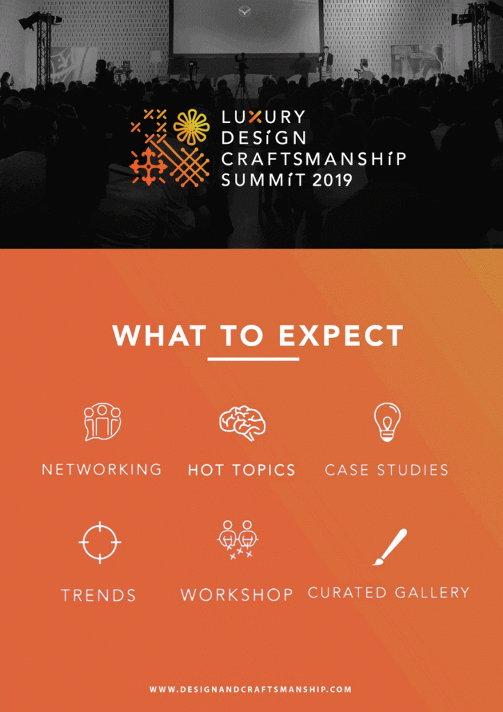 Coming Soon: Luxury Design & Craftsmanship Summit 2019