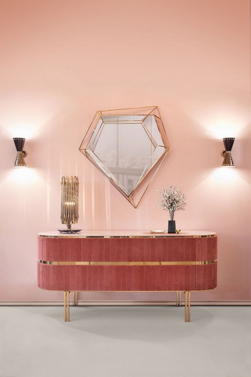 Modern Mirrors To Match Your Living Room Sideboard