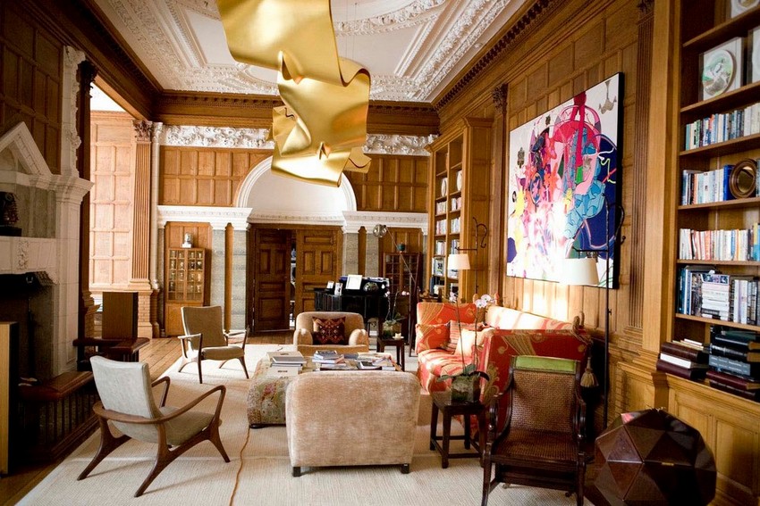 Glamorous Living Room Designs by Robert Couturier