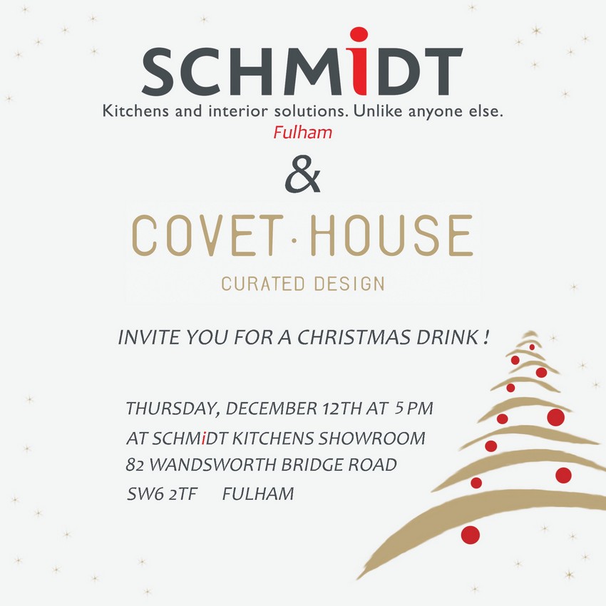 Covet London Meets Schmidt Kitchens: Have a Christmas Drink with Us
