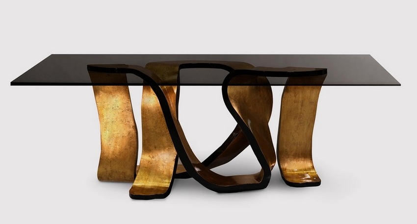Hollywood Regency: Top Dining Tables For Statement Dining Rooms