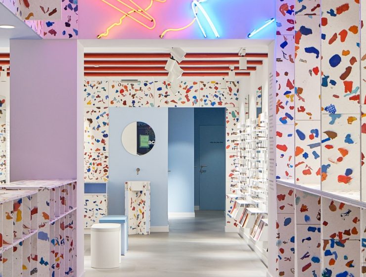 Beautiful Terrazzo Interior Design Made From Recycled Plastic