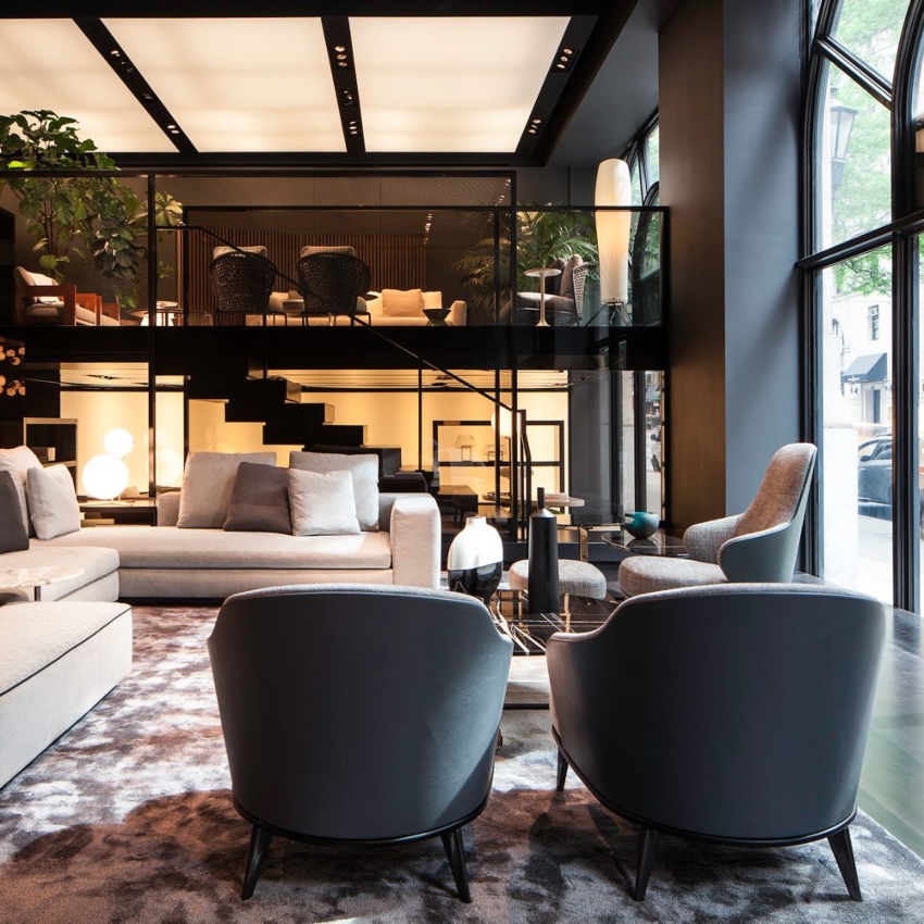 best showrooms new york city minotti