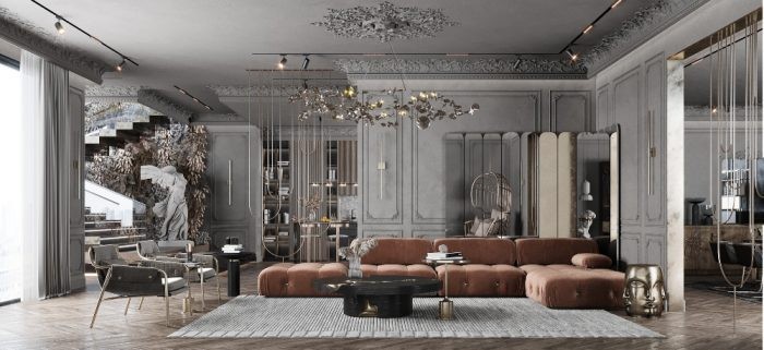 Step Inside A Luxury Modern Classic Villa In Dubai