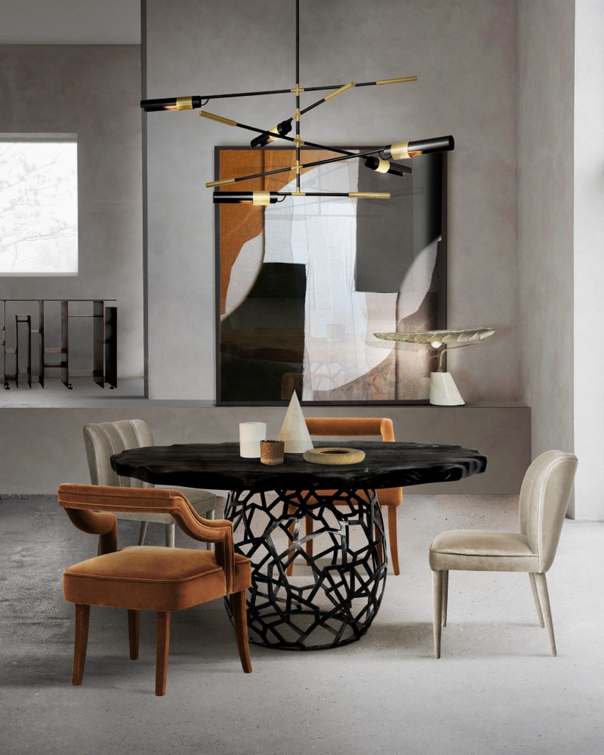 contemporary dining table