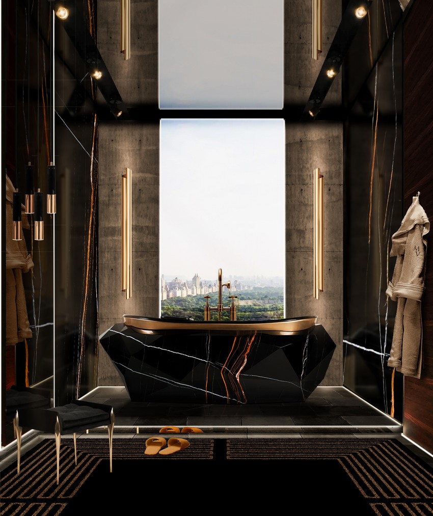 luxury bathtub