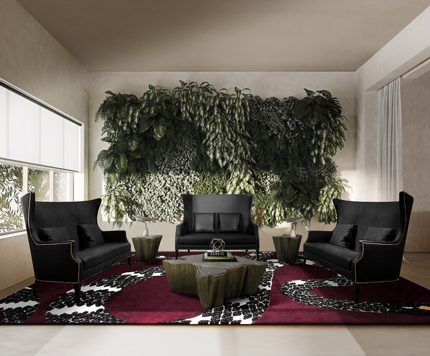 nature-inspired living room