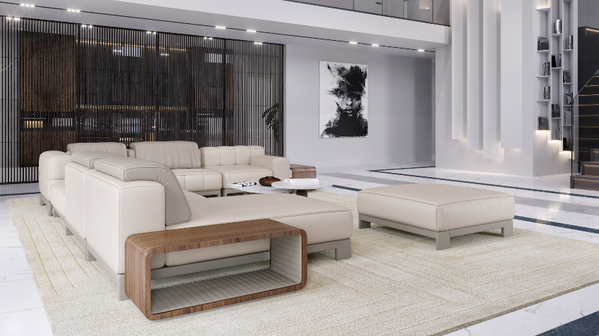 Contemporary Modern Living Room by Covet House and CGIFURNITURE