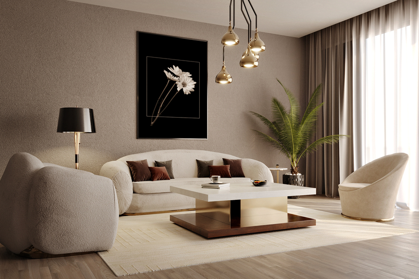 Luxury Modern Living Room In Partnership With JJ Visuals