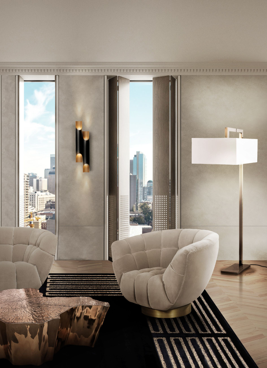 A Modern Living Room In New York
