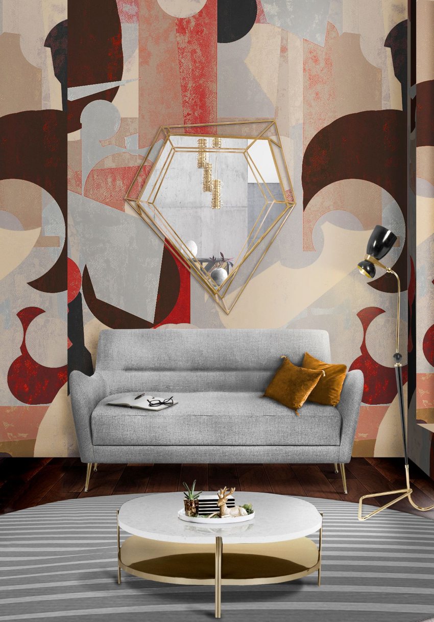 Living Room Design With Mid-century Flair