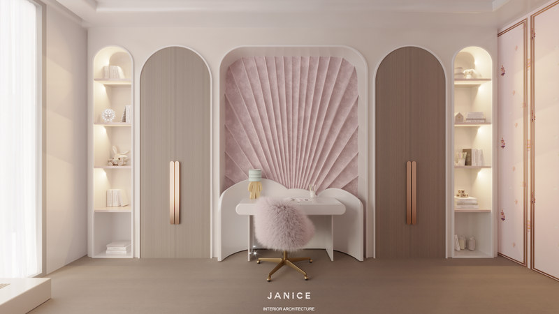 Elegant Girl's Bedroom In Partnership With Janice Lunes