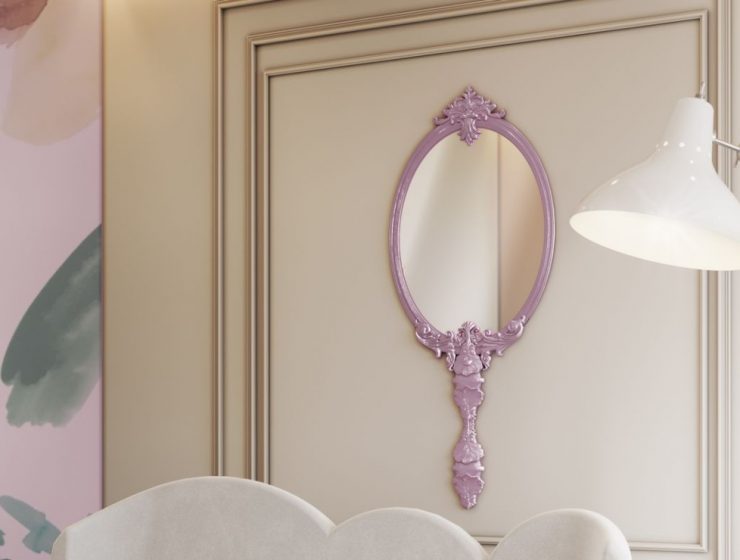 Chameleon Pink Mirror: Be Inspired By This Modern Kids' Wall Mirror