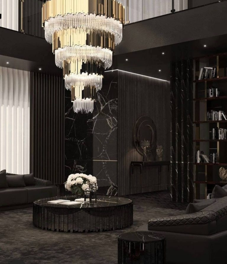 Mid-Century Modern Living Room by Reza Gheidi