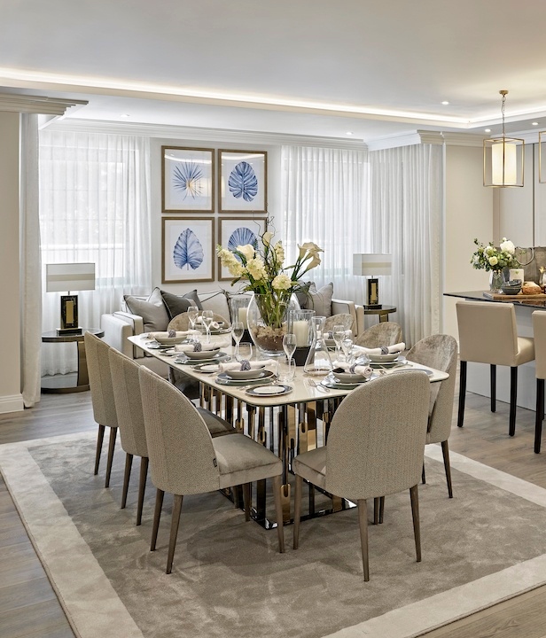 Dining Room Design with an ageless and sophisticated feeling