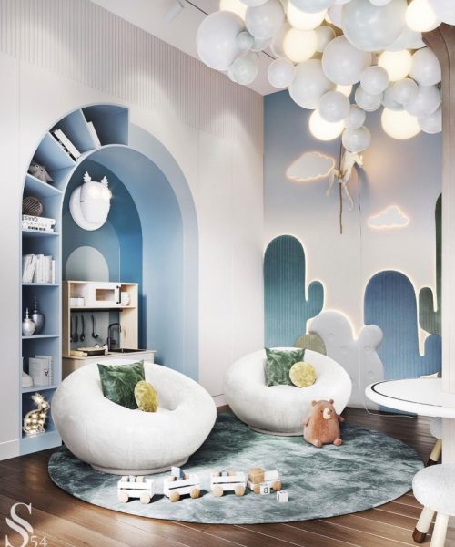 Luxury playroom design by Studia 54