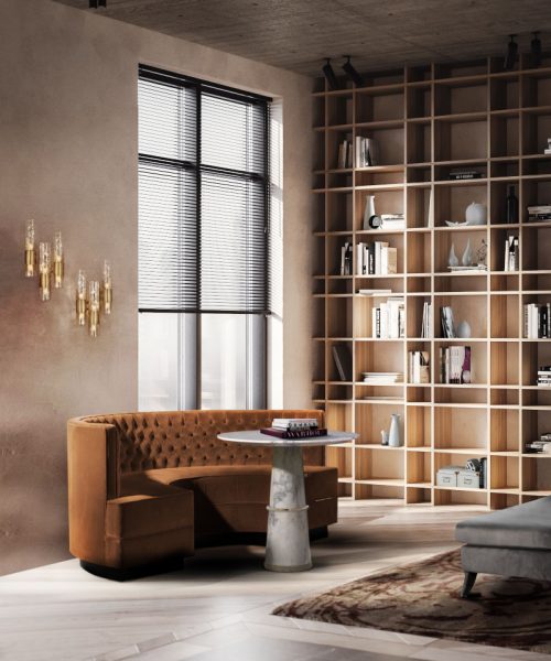 Contemporary Minimalist Library - Cosiness in a Luxurious Space