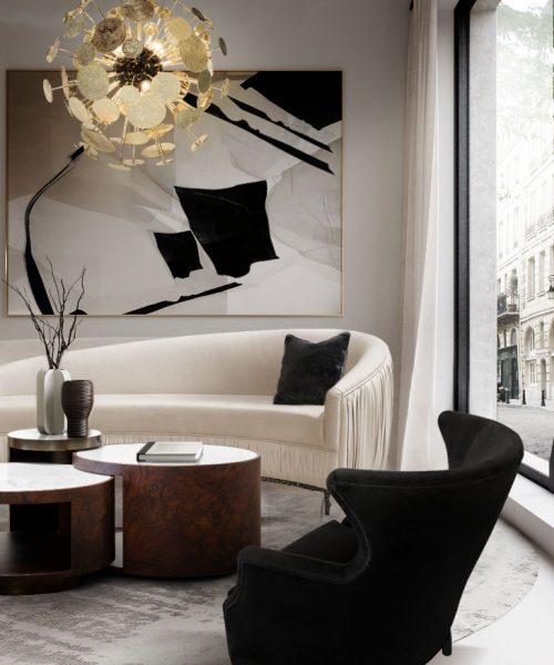 A Luxury Living Room In Paris