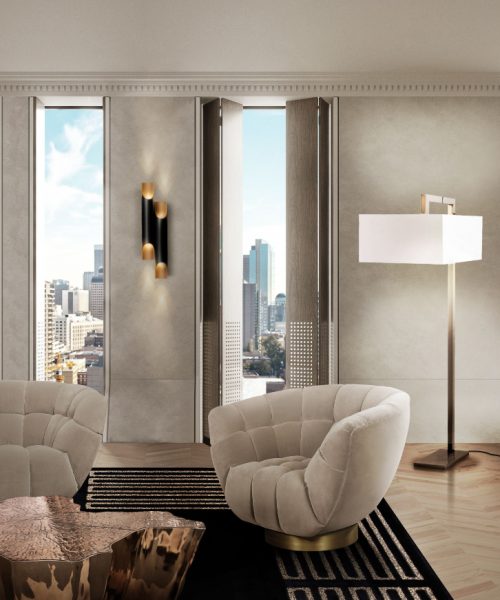 A Modern Living Room In New York