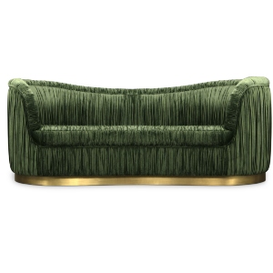 Unconventional Green Living Room