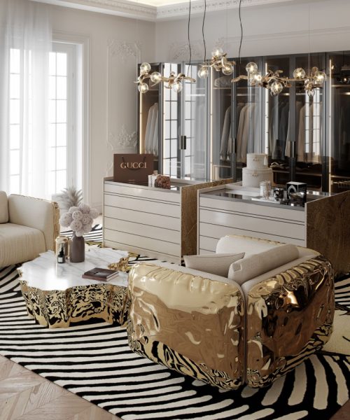 A Luxury Closet In A Parisian Penthouse