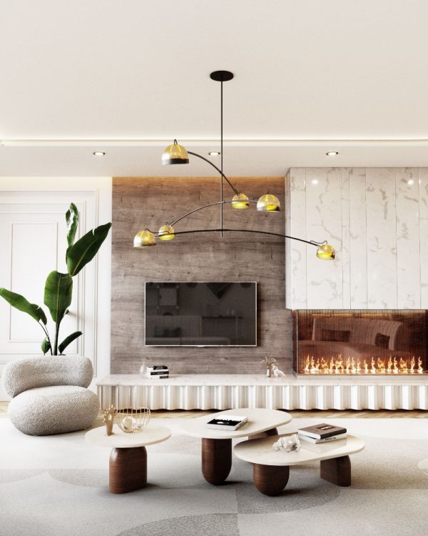 Living room with the perfect blend of classic and contemporary design