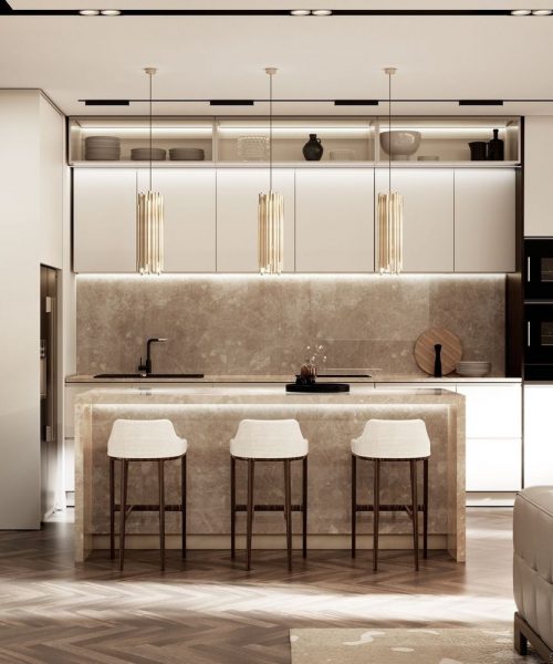 CONTEMPORARY MODERN KITCHEN - CREMOSO ROOM BY CAFFE LATTE HOME