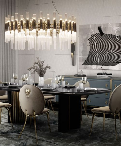 The Perfect Ambiance For A Daring Dining Room Design