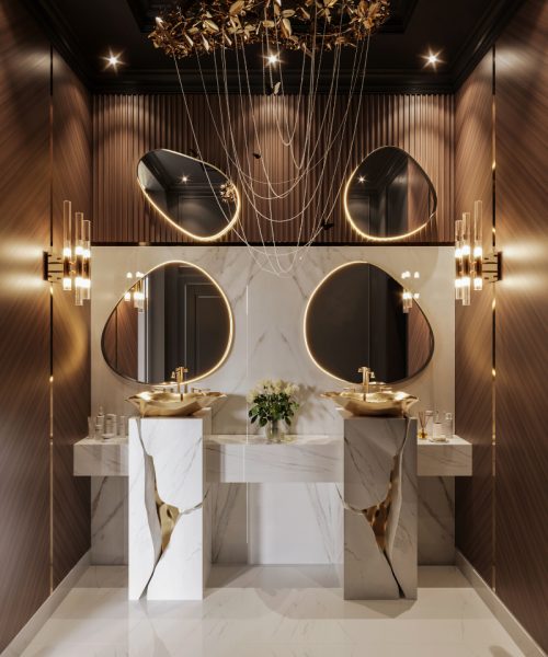 Soothing Luxury Master Bathroom In Partnership With Brachia Yasser