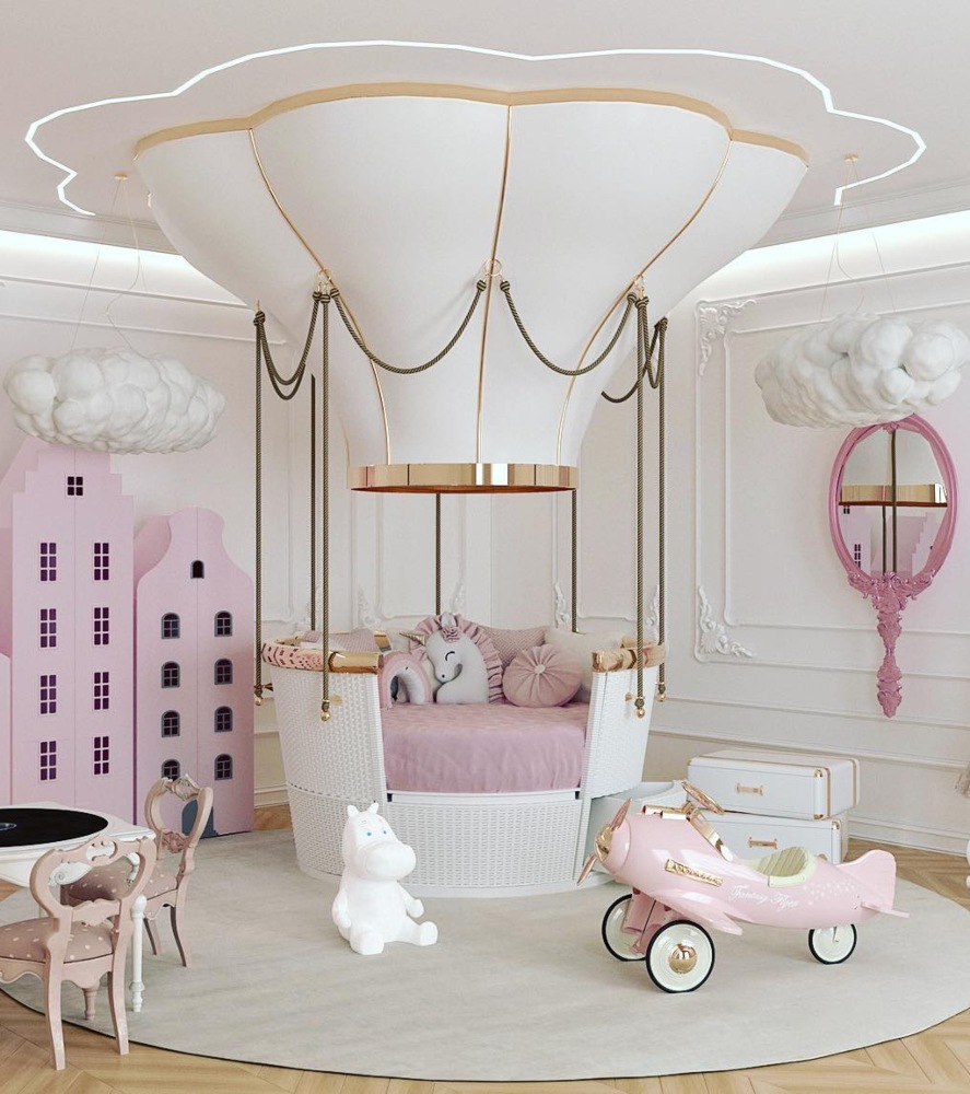 Elegant Pink Bedroom By Wise Interiors