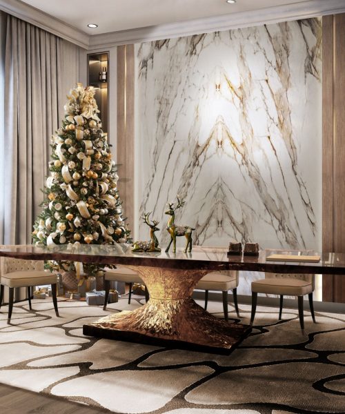 Christmas Is Here: A Luxury Dining Room For A Memorable Celebration