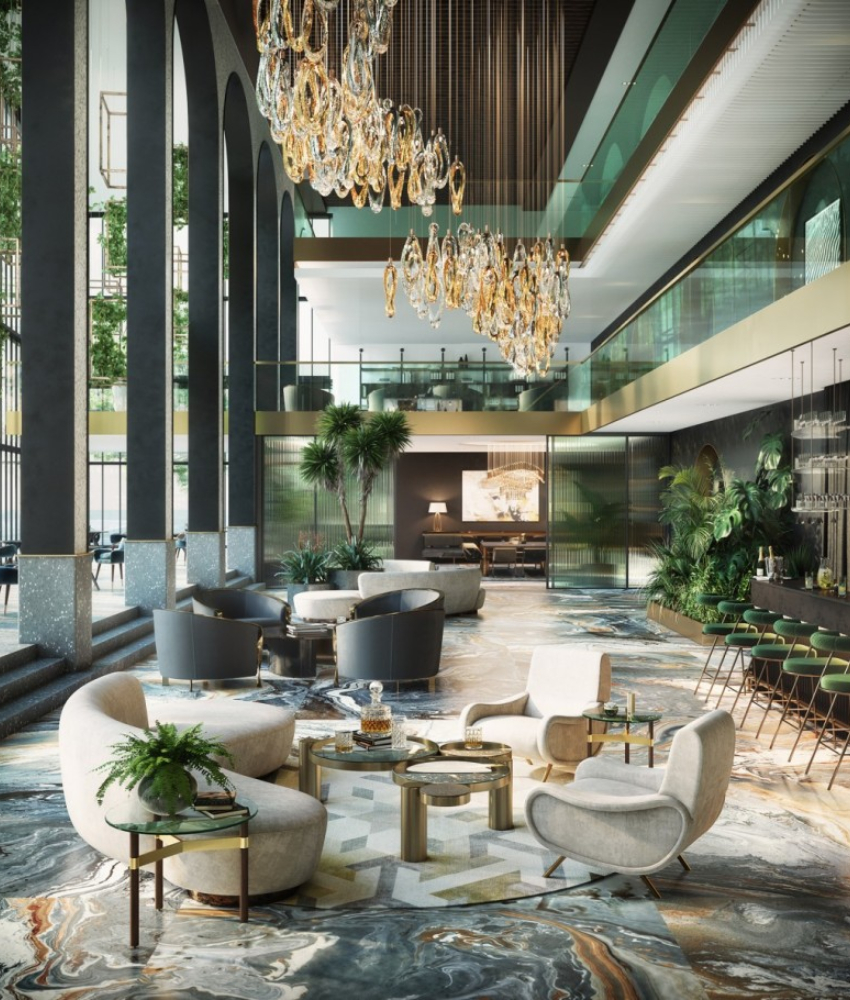 Modern Hotel Lobby