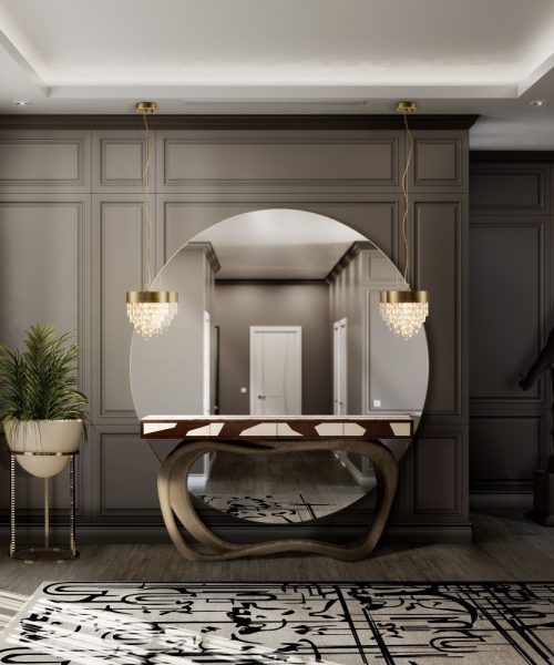 Embrace Opulence_ The Allure of a Luxury Dark Home Entryway