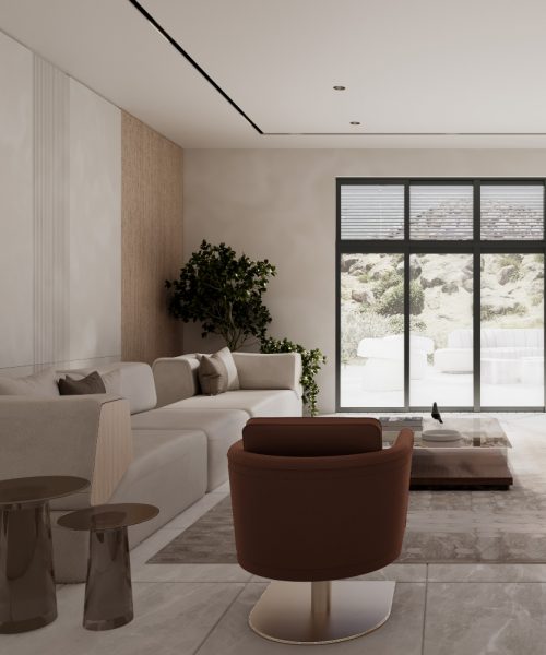 Harmonious Living Room In Partnership With Sara Nader