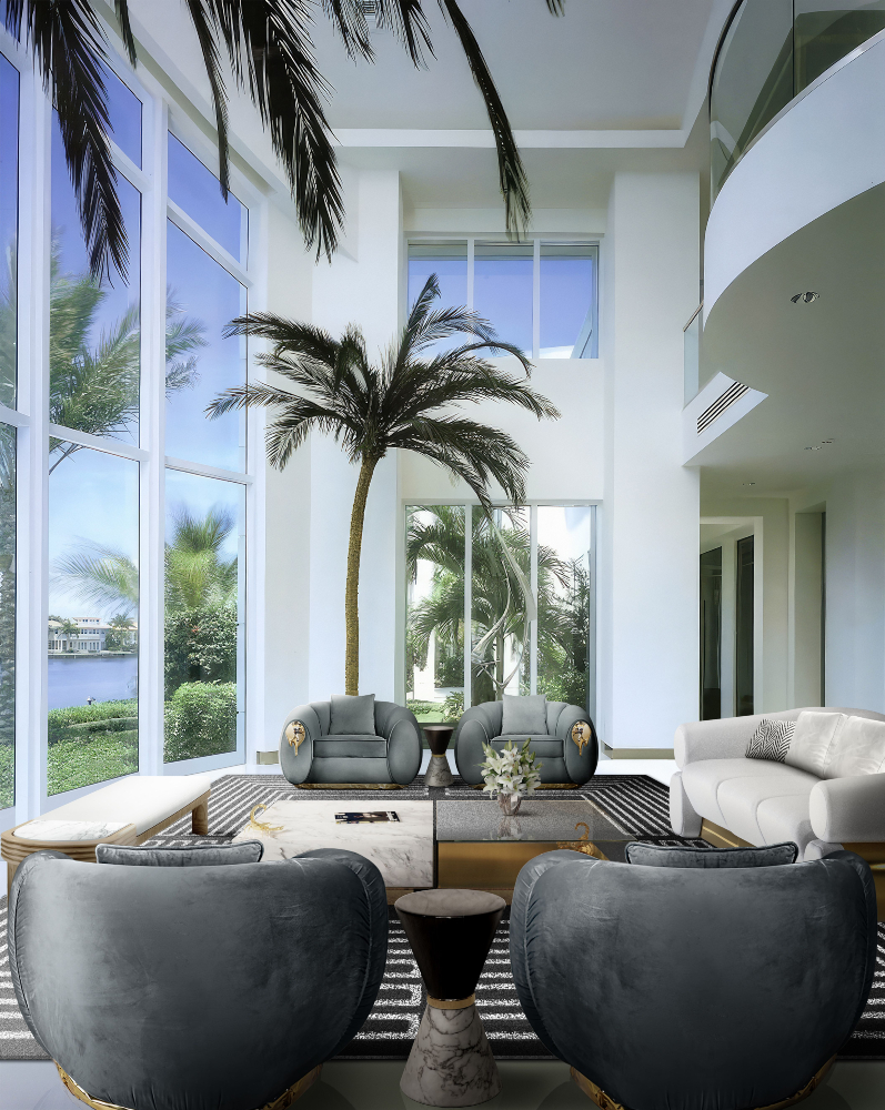 Creating a Luxury Living Room Retreat with a Stunning View