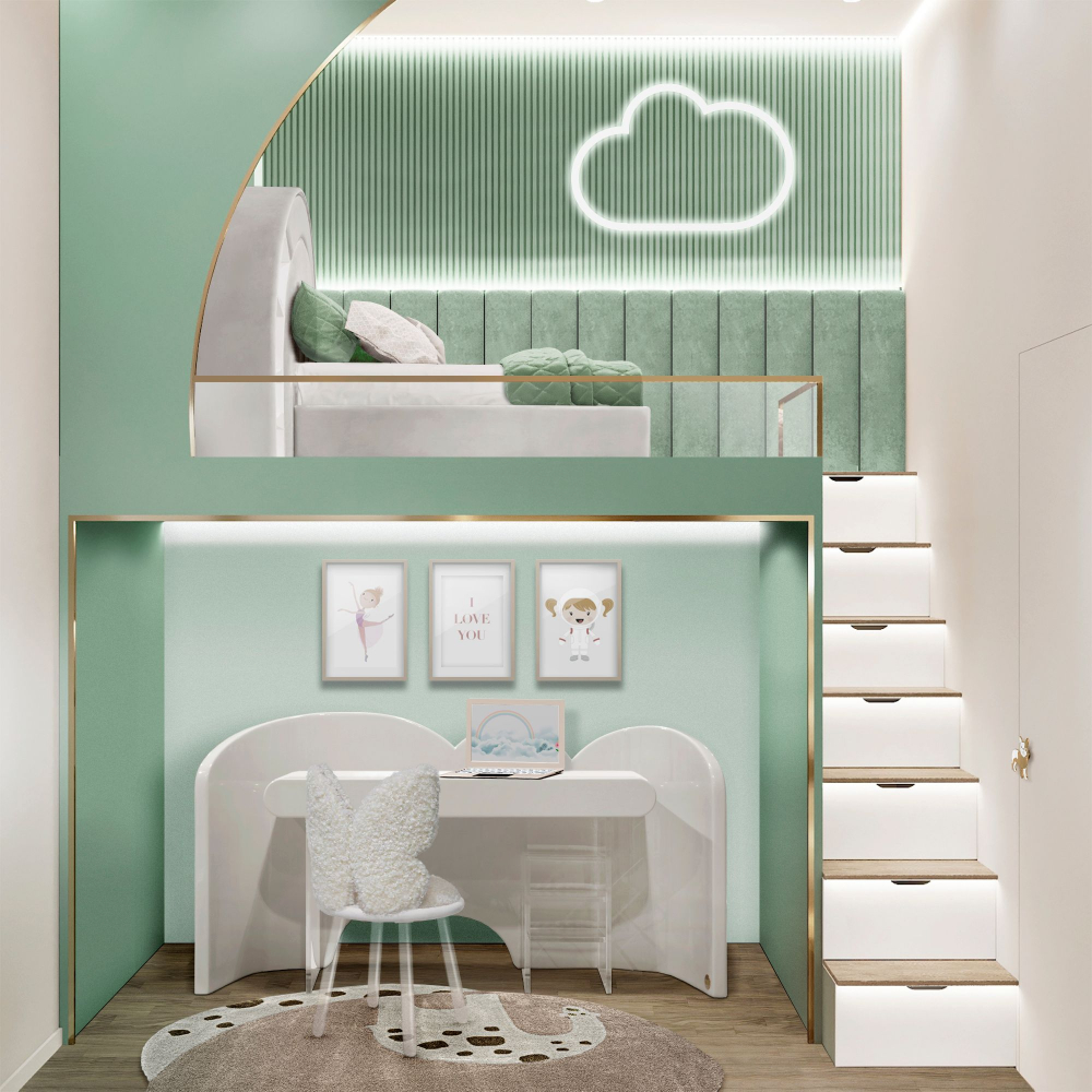 Designing a Dreamy Kids' Study Area for the Little Ones