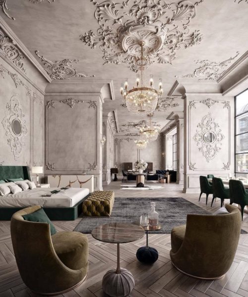 Elegance and Opulence Unveiled: Majestic Interior Design Project