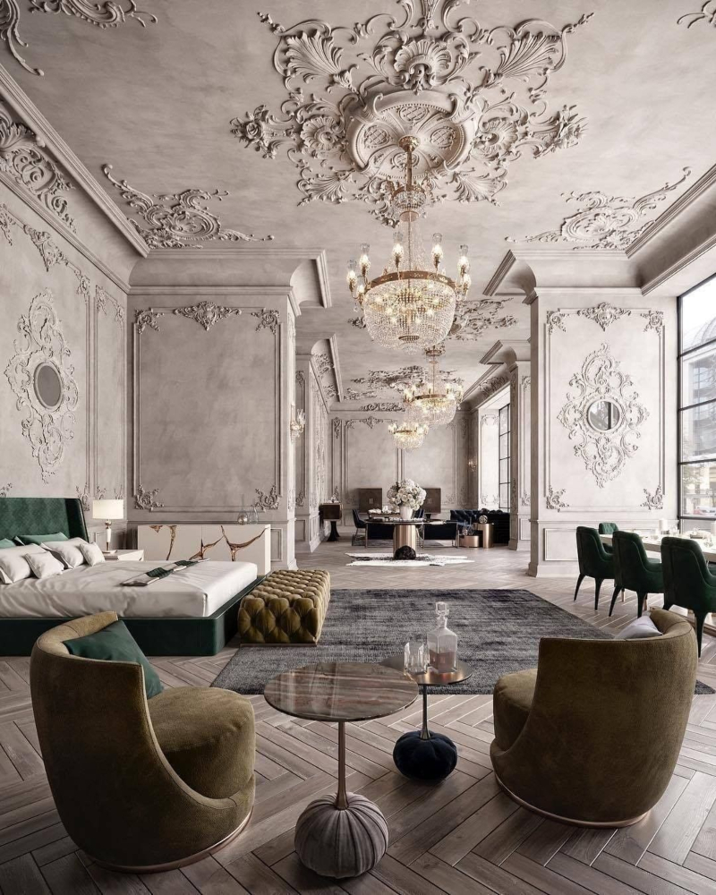 Elegance and Opulence Unveiled: Majestic Interior Design Project