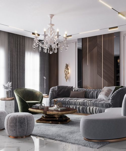 Opulent Modern Classic Villa In Dubai