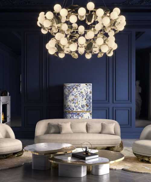 Art Furniture Meets A Luxury Living Room