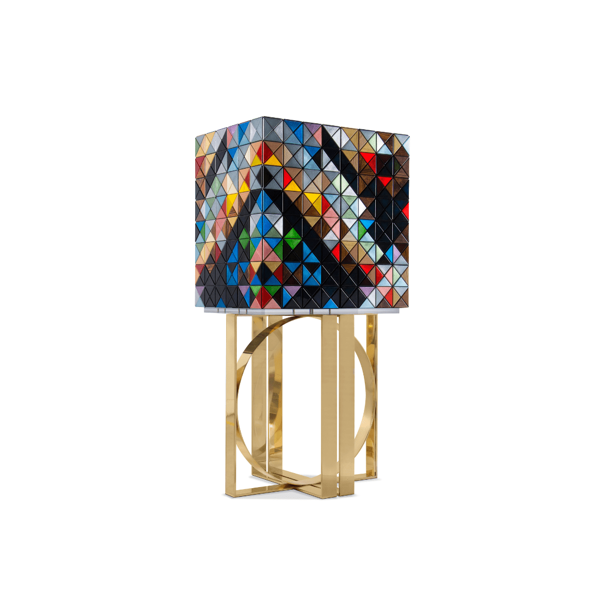 pixel cabinet boca do lobo 001 Mondrian Black Sideboard