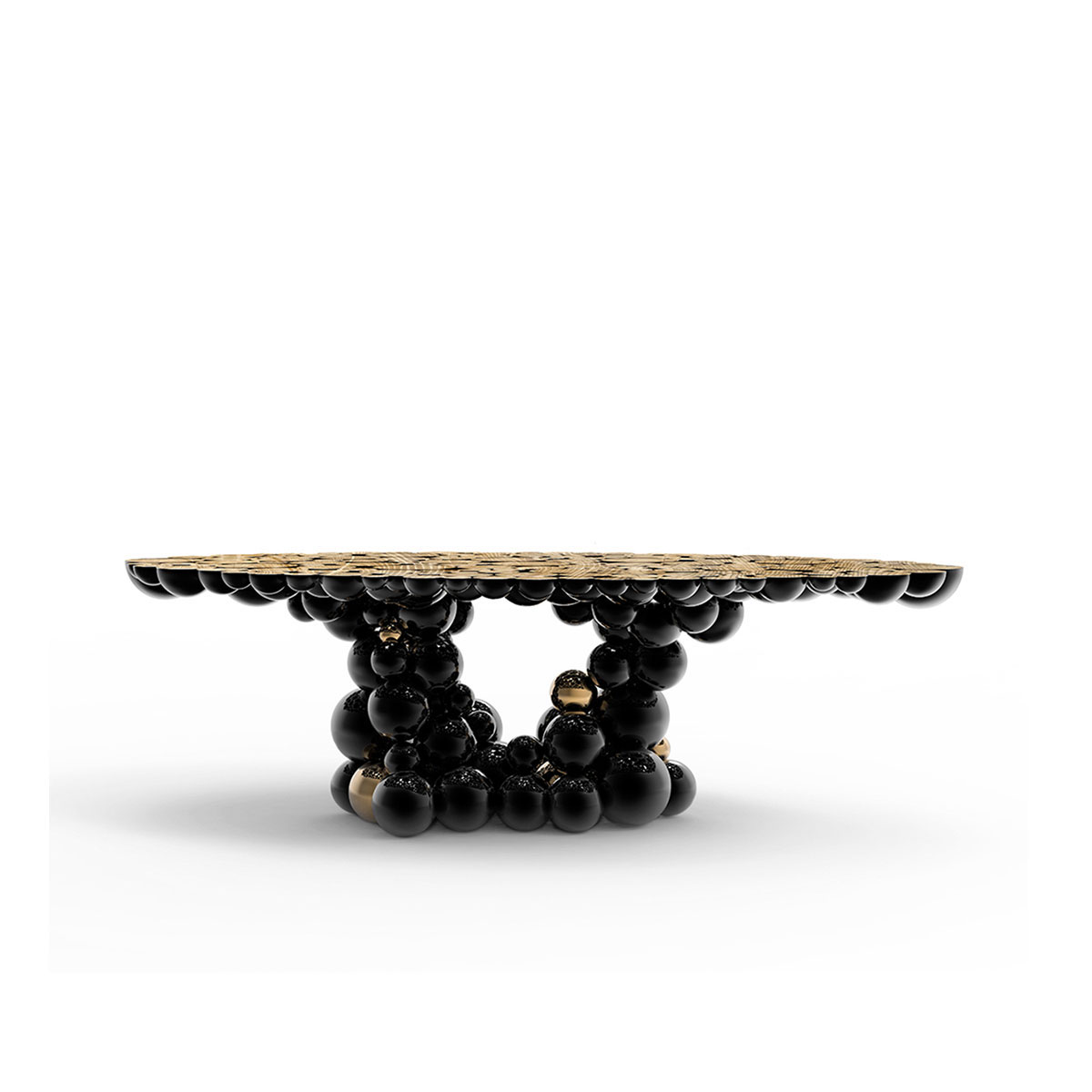 bocadolobo newton dining table imagem principal 3 Soho Black