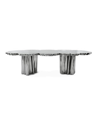 fortuna patina dining table 347x400 Fortuna Silver Dining Table