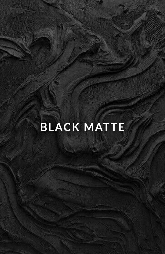 black matte Holographic Avant Garde