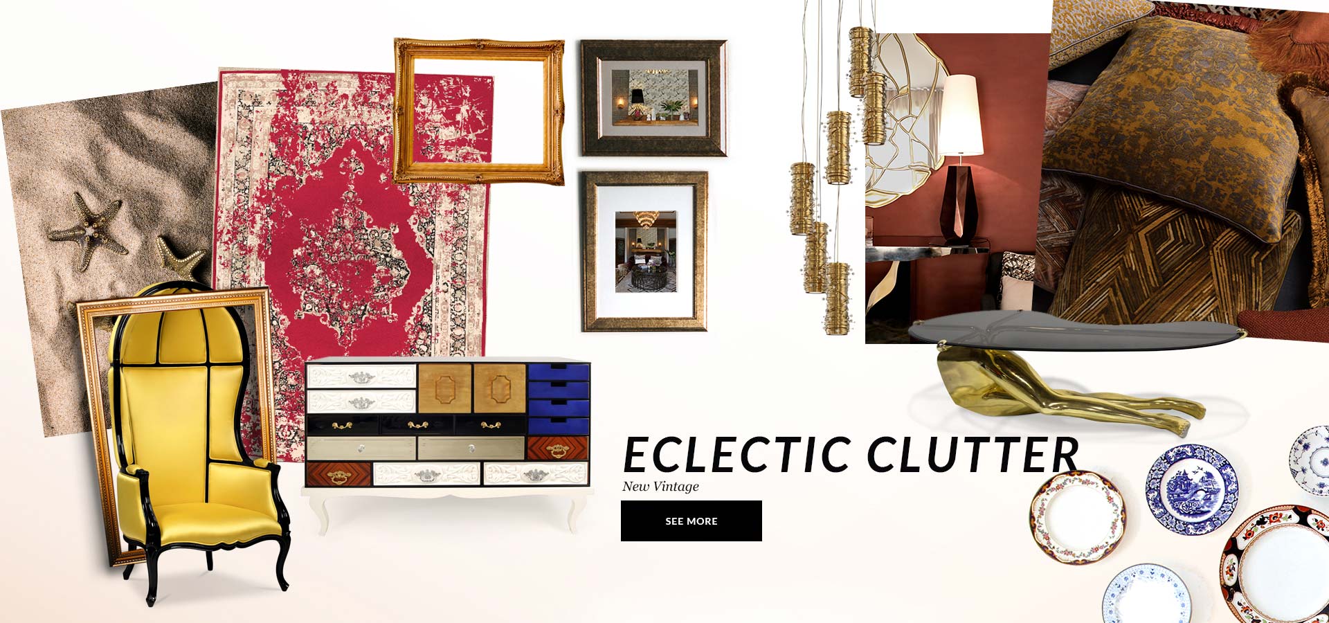 eclectic clutter moodboard Trends