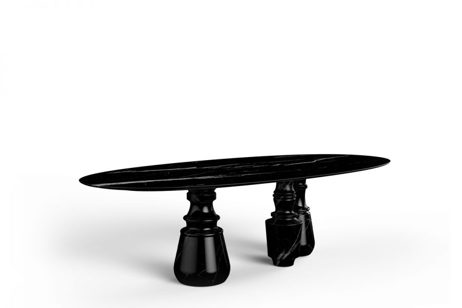 pietra oval xl nero 01 HR 900x600 Pietra Oval XL Dining Table