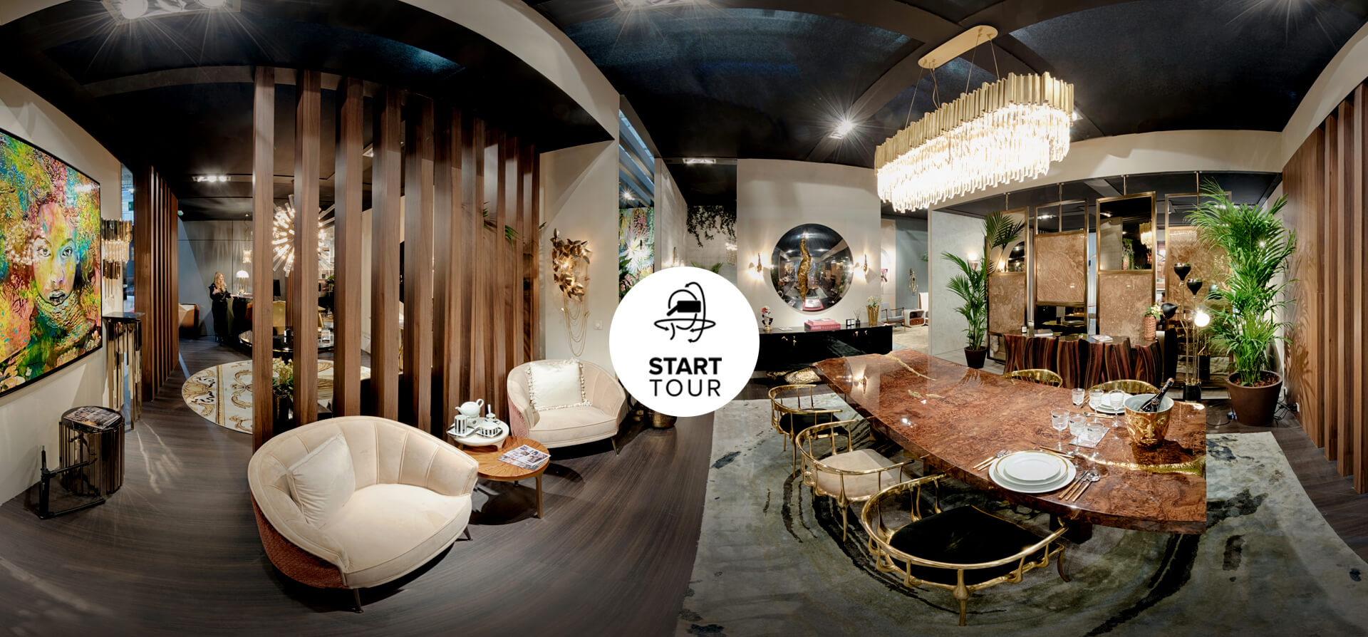 virtual tour lounge Covet Lounge