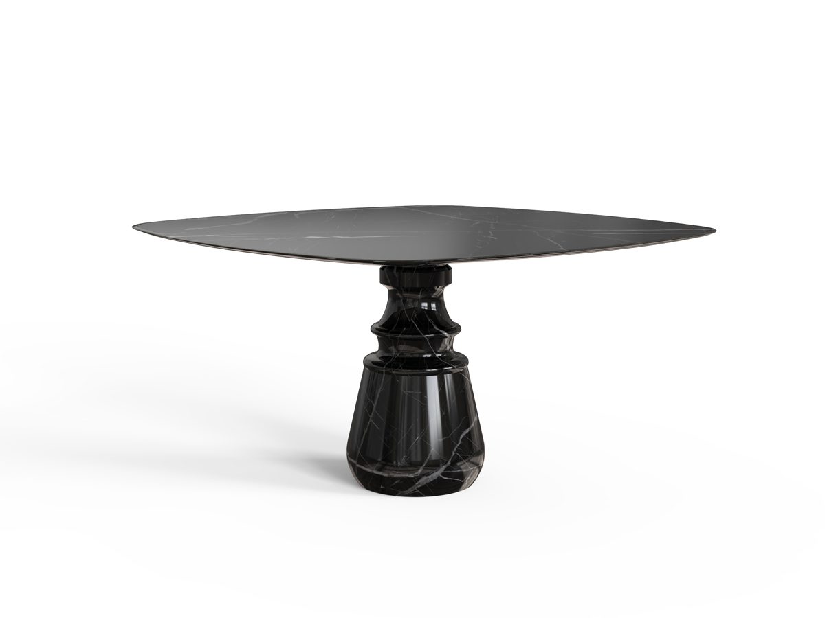 boca do lobo pietra square nero marquina dining table 1200x900 Pietra Square Nero Marquina Dining Table