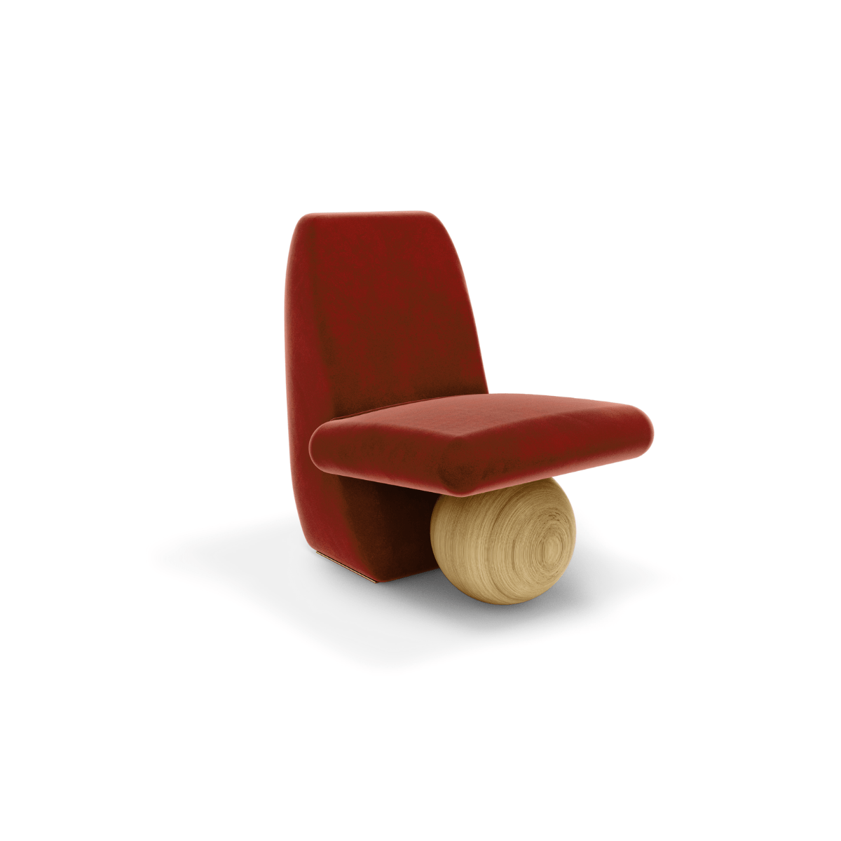 wooden ball chair round covet collection masquespacio COVET COLLECTION