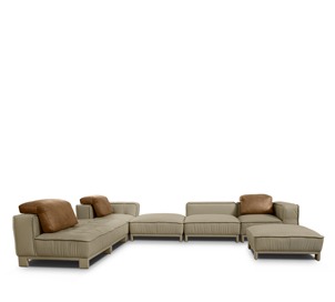 excelsa modular sofa caffe latte covet house Dalyan II Dining Chair